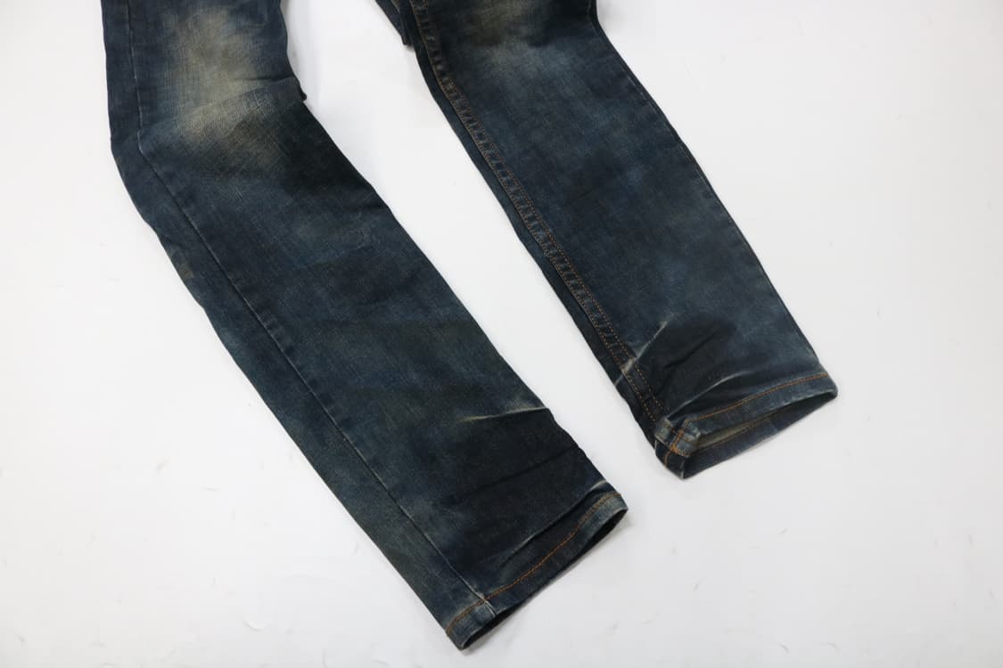 Jukebox 쥬크박스 빈티지 워싱 백포켓 지퍼 디테일 데님 팬츠 상품이미지5