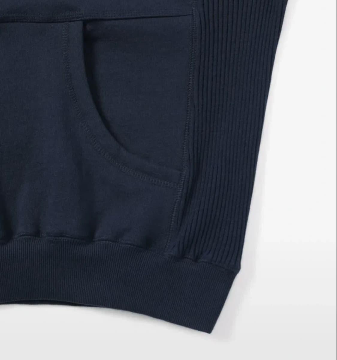 디스이즈네버댓 Paneled Hoodie Navy M 상품이미지3