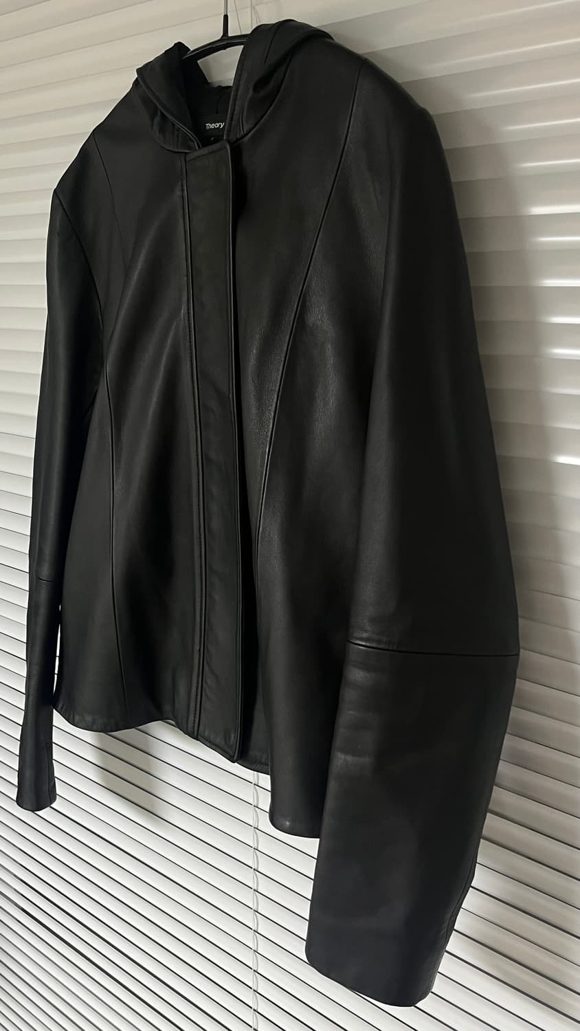 theory leather hoodie 상품이미지6