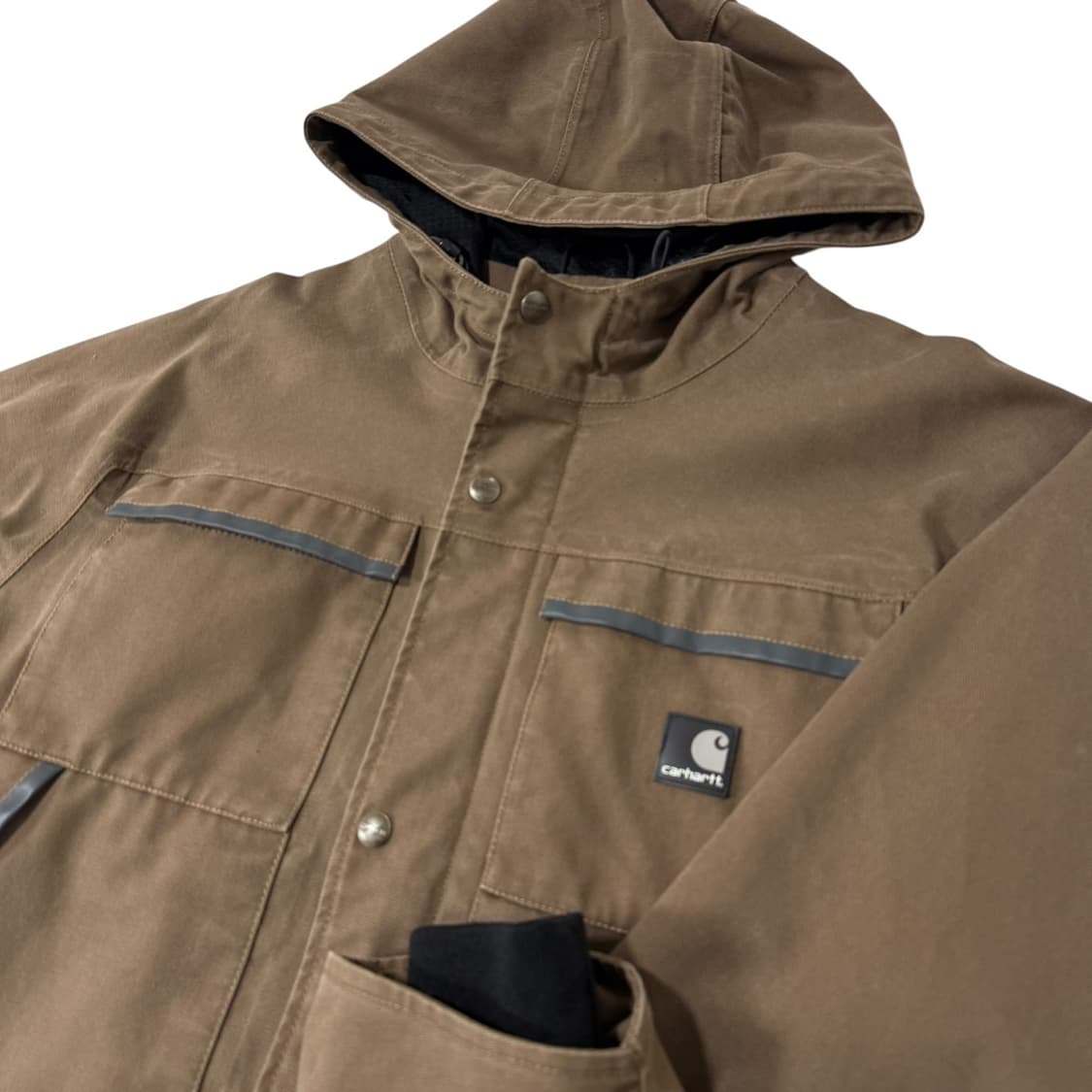 칼하트 빈티지 브라운 코튼 자켓 상품이미지2