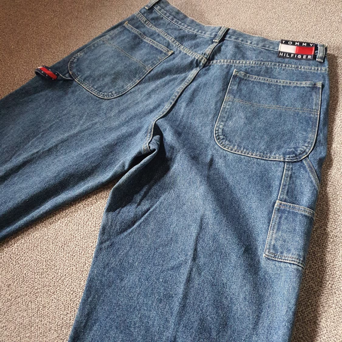90s 타미 힐피거  타미 진스 카펜터 팬츠 상품이미지9