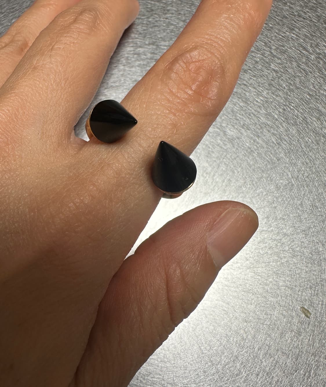 VITA FEDE 비타페데 골드 블랙 스파이크 반지 (13호) 상품이미지8