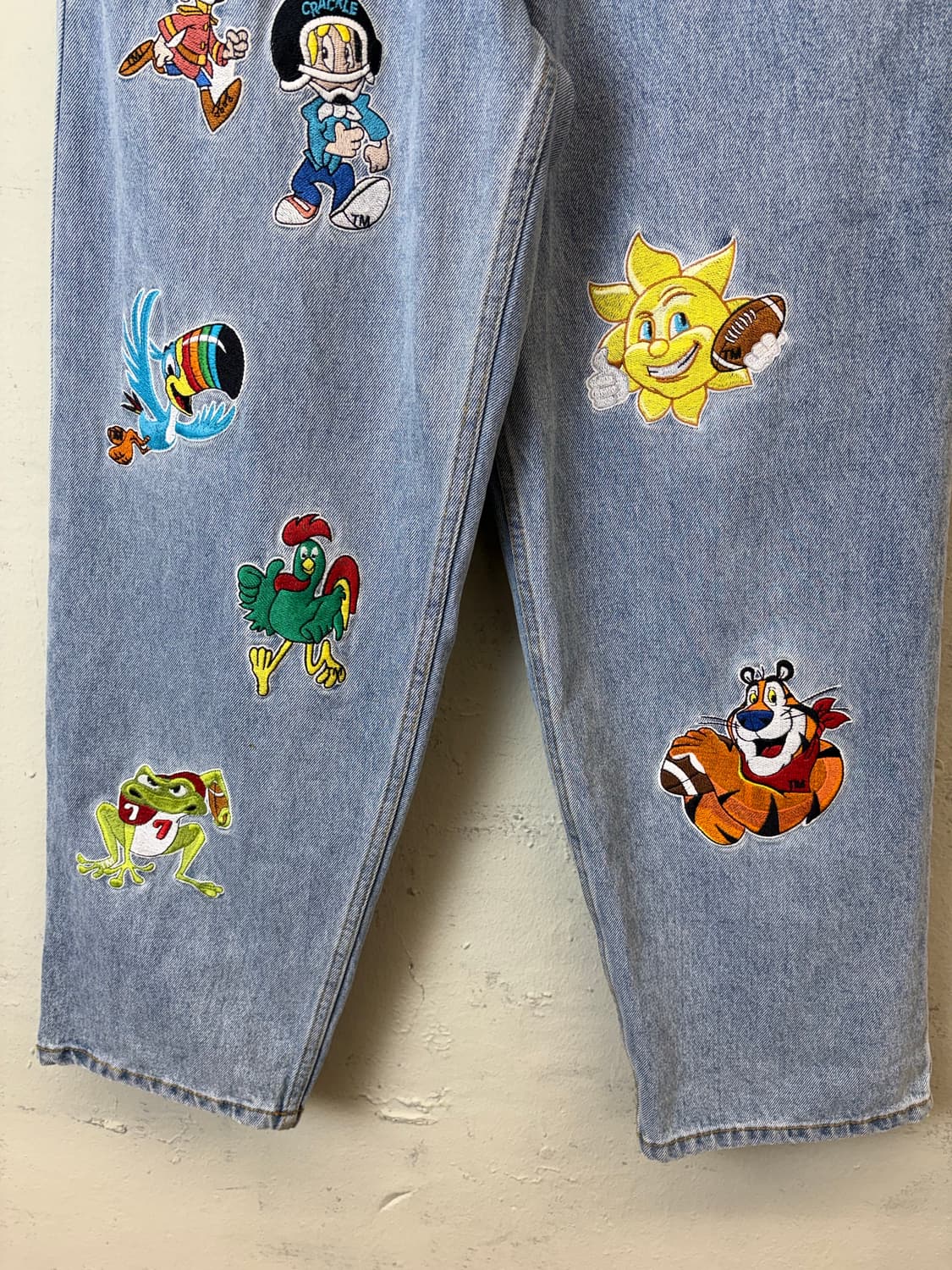 위캔더스 켈로그 패치 데님 팬츠 상품이미지5