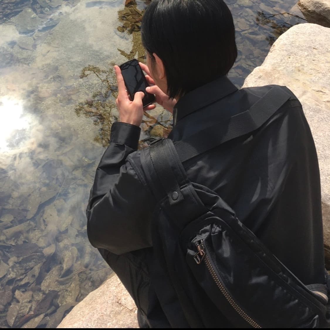 릭오웬스 ss18 세틴 Blu 셔츠 자켓 상품이미지6