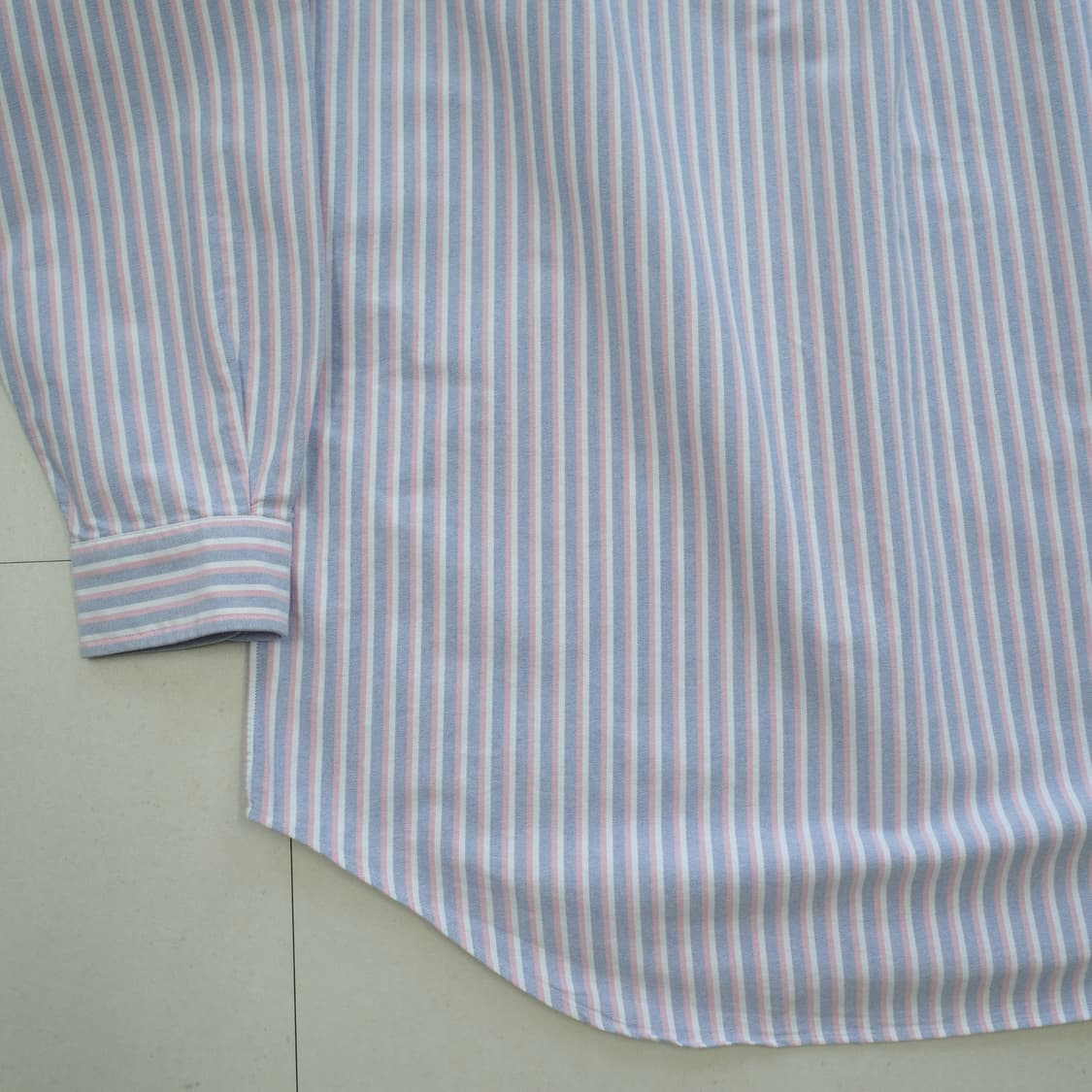 90s 폴로 야머스 옥스포드 버튼다운 셔츠 16.5 (멀티 스트라이프) 상품이미지9