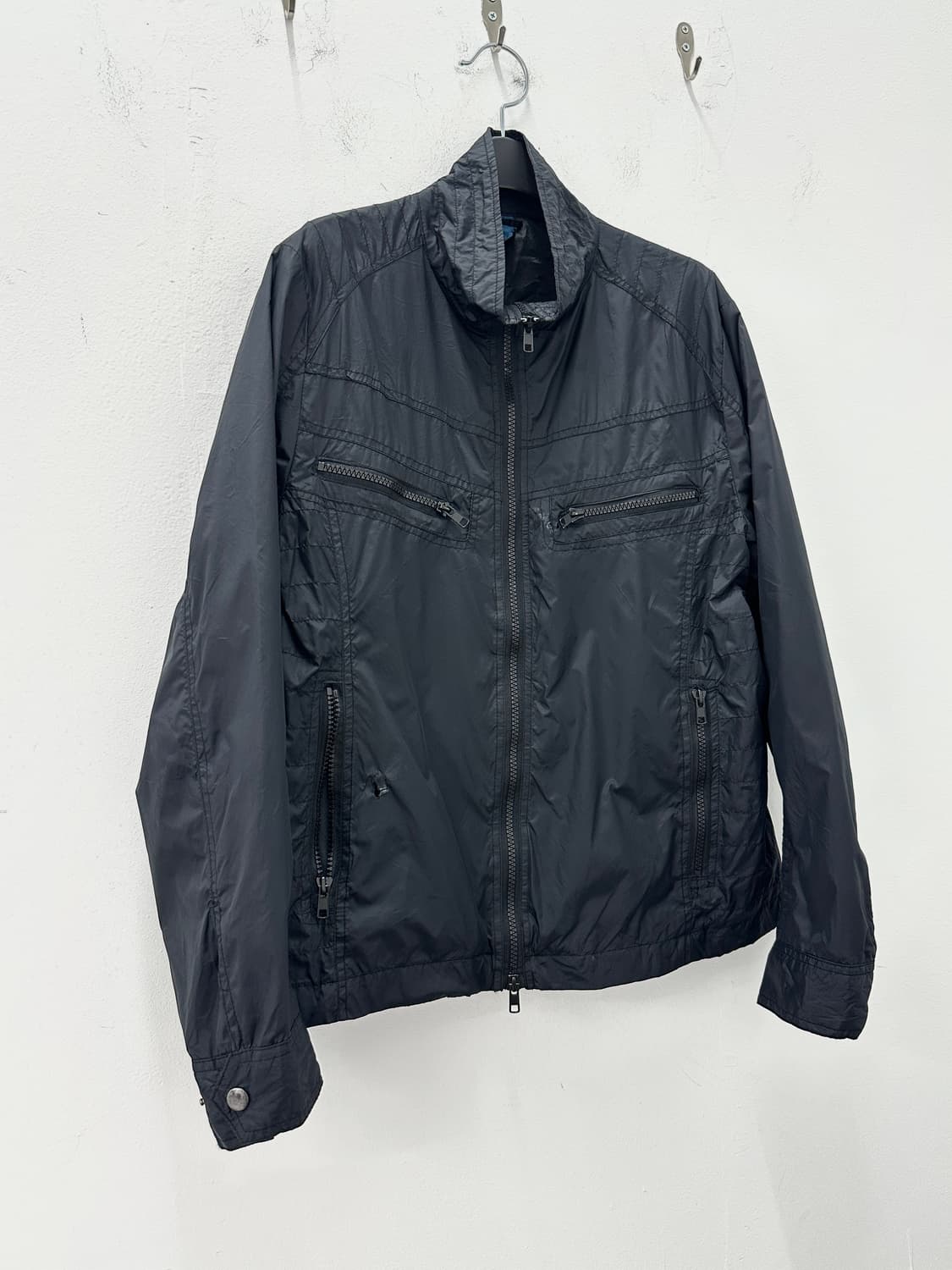 RAGEBLUE y2k pocket detail biker jacket 상품이미지4