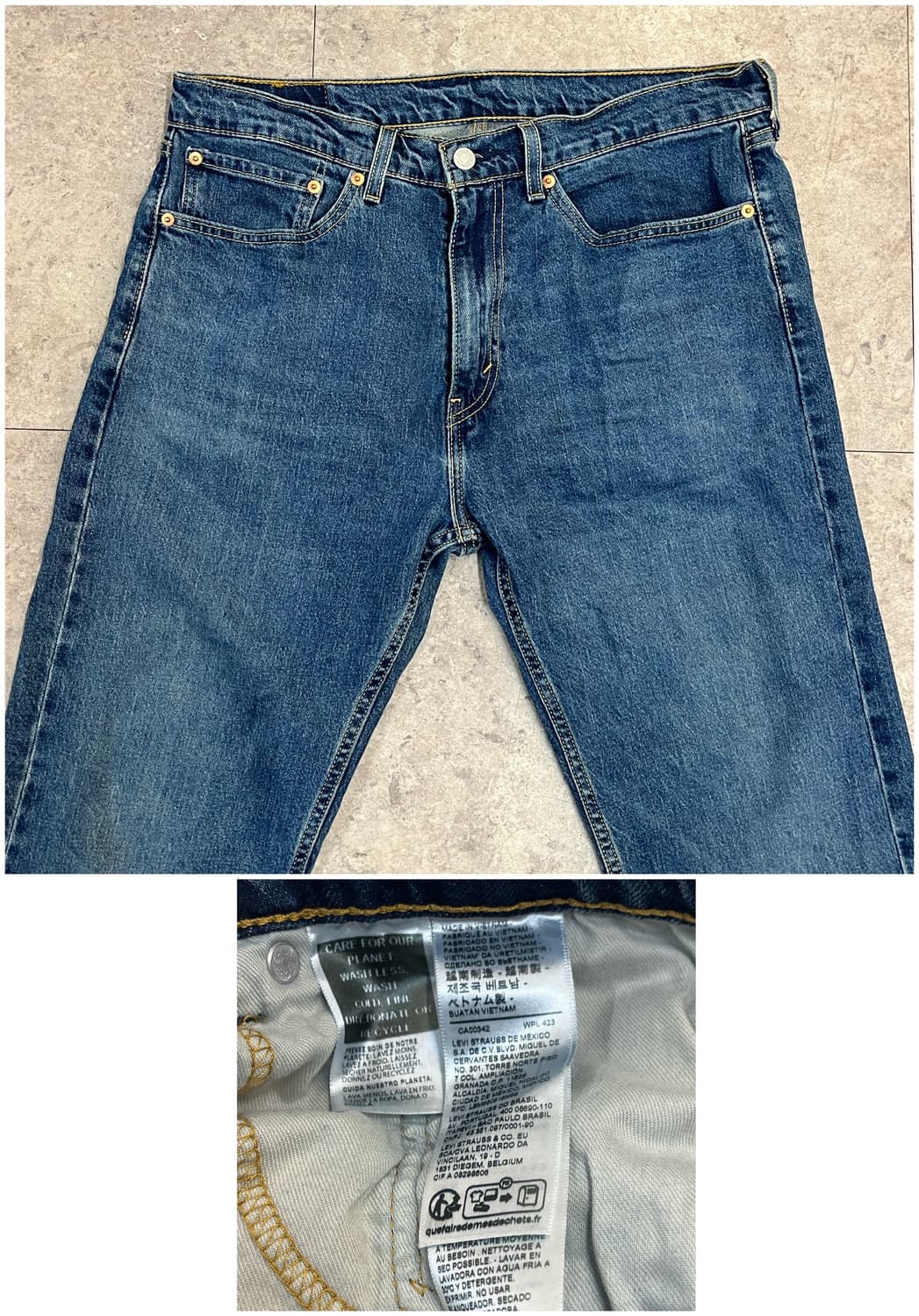 리바이스 데님 팬츠 505 W34 L32 #csz3553 상품이미지3