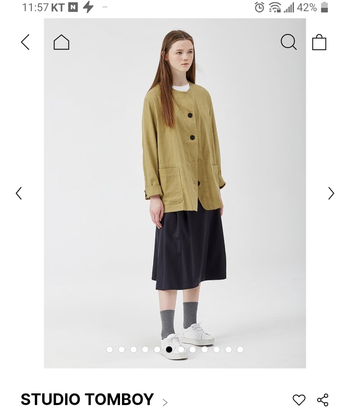 스튜디오톰보이 22만대 라운드넥 헤링본마자켓 상품이미지1