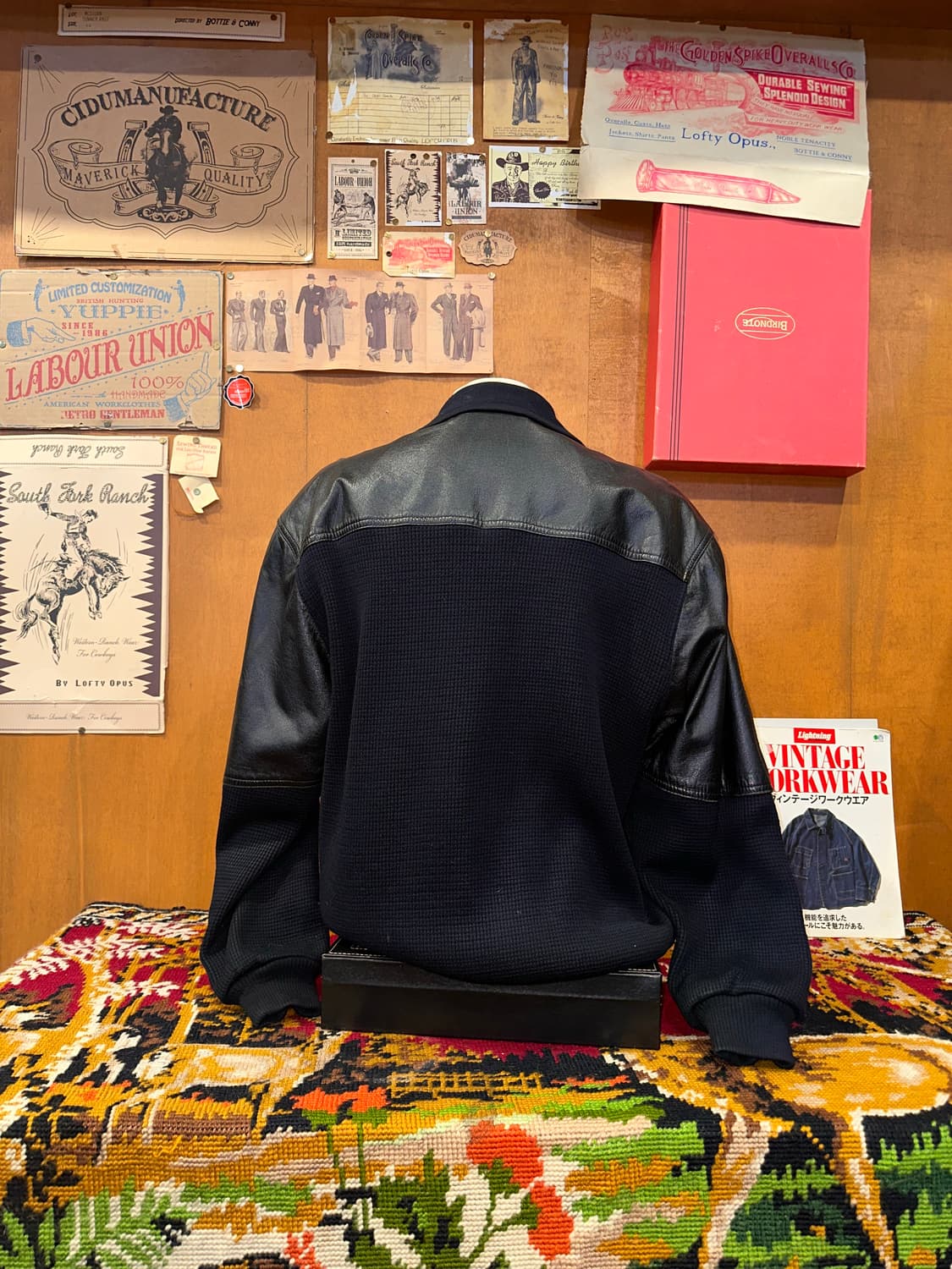 ( L-XL ) 가죽자켓 레더자켓 봄버자켓 빈티지가죽 항공점퍼 상품이미지4