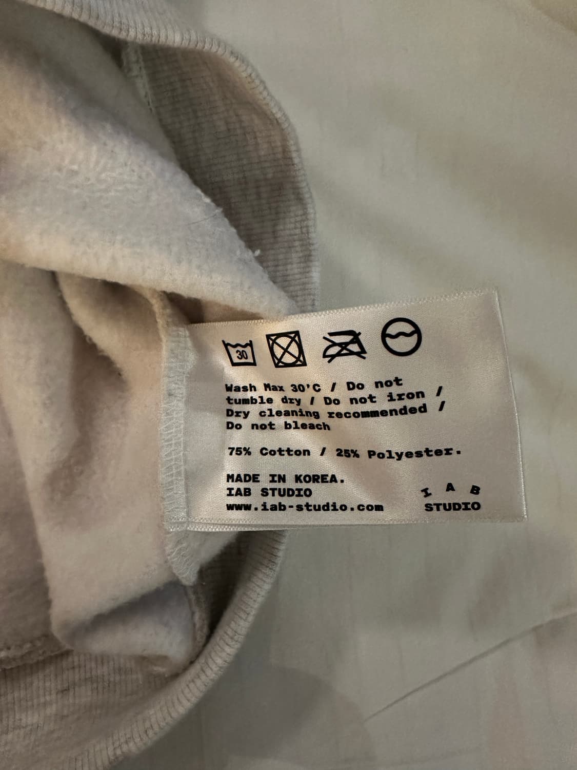 아이앱스튜디오 후드 라이트 그레이 XL 상품이미지6