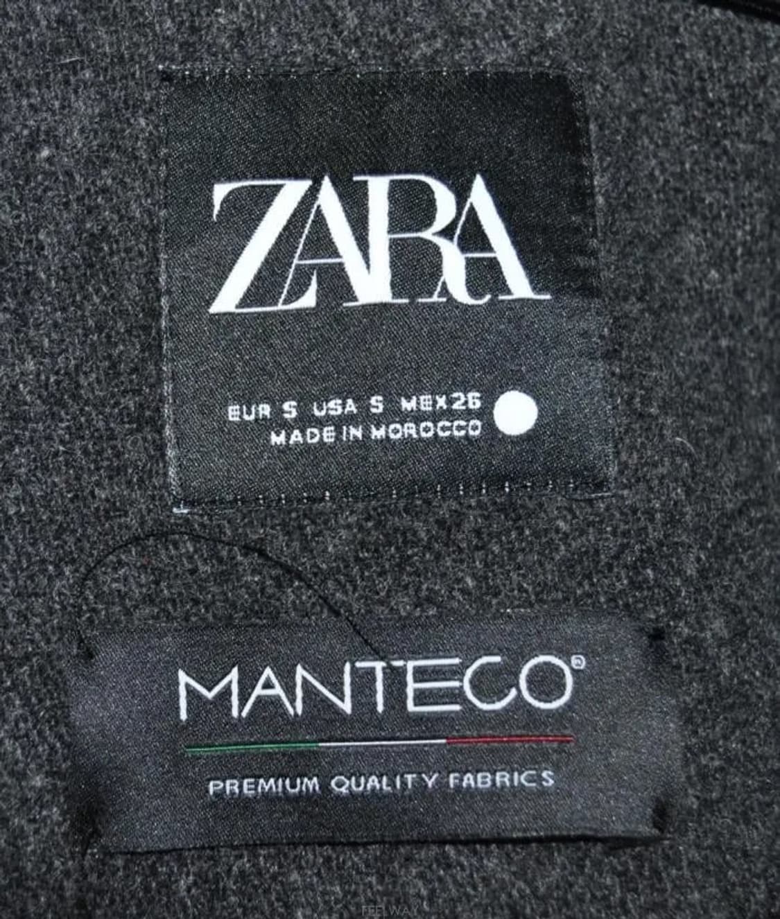 자라(ZARA)/여성루즈핏모직혼방원버튼자켓(사이즈55~66)미사용품 상품이미지7
