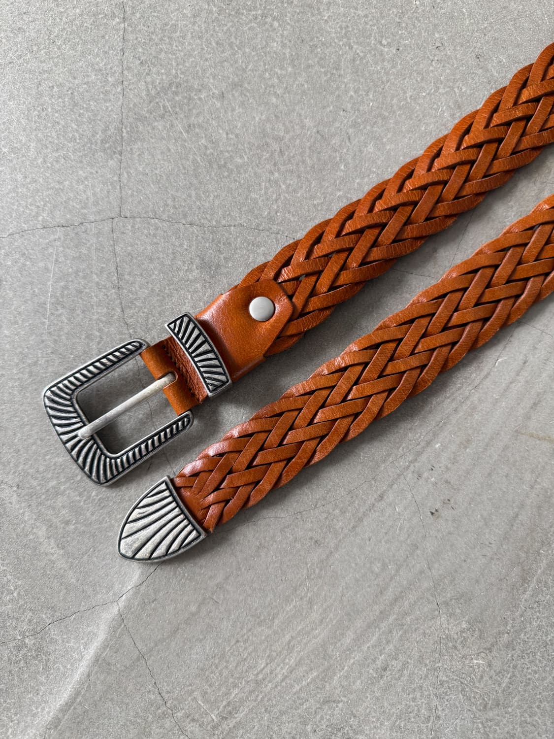 Vintage Western Leather Belt 상품이미지2