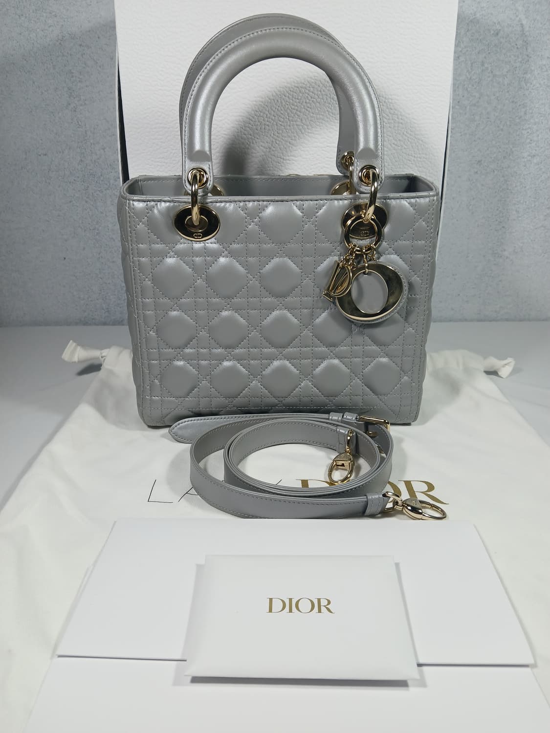 디올 레이디 토트백 미듐 M0565OBDU 상품이미지1
