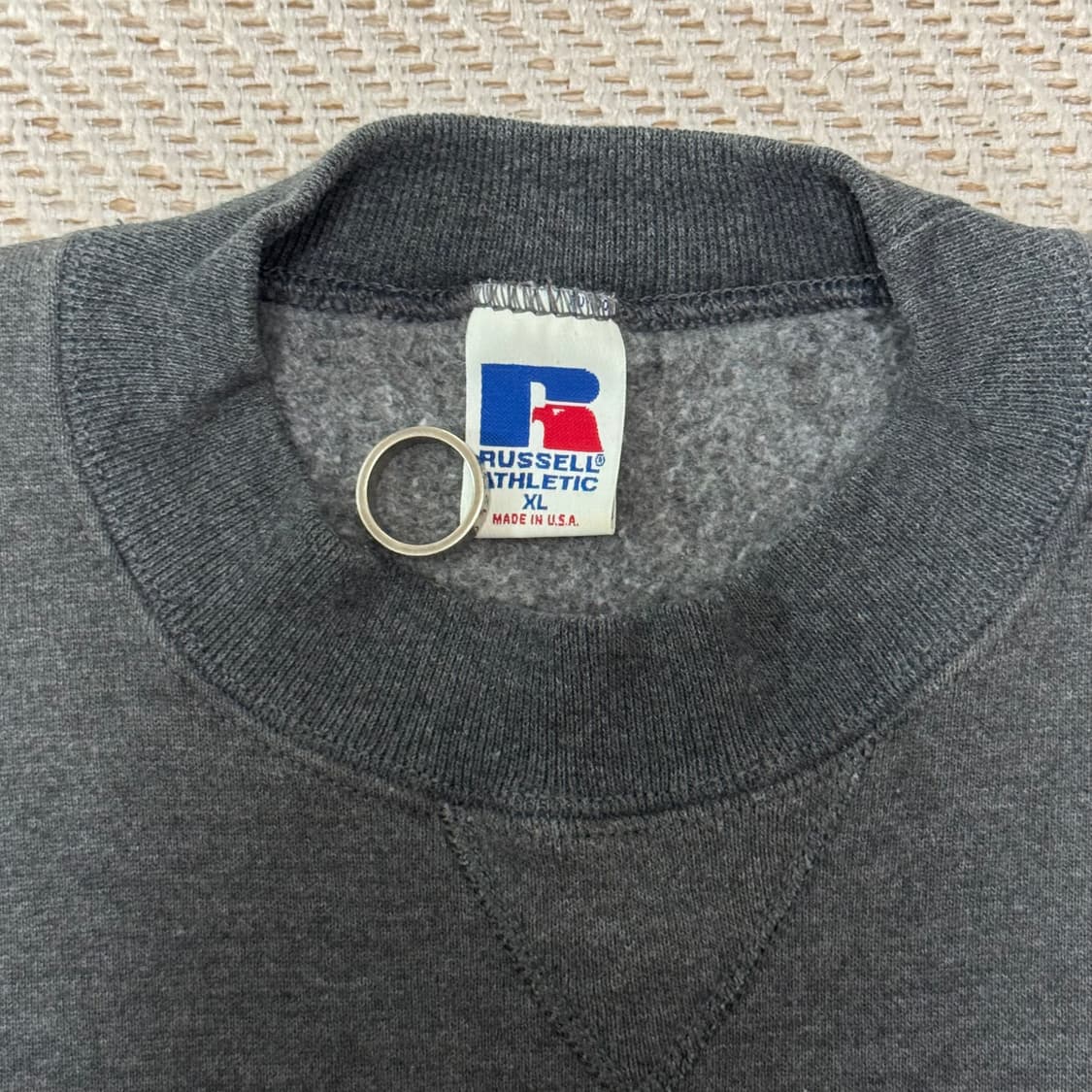 (XL) 90s 빈티지 러셀 애슬레틱 다크그레이 맨투맨 상품이미지2