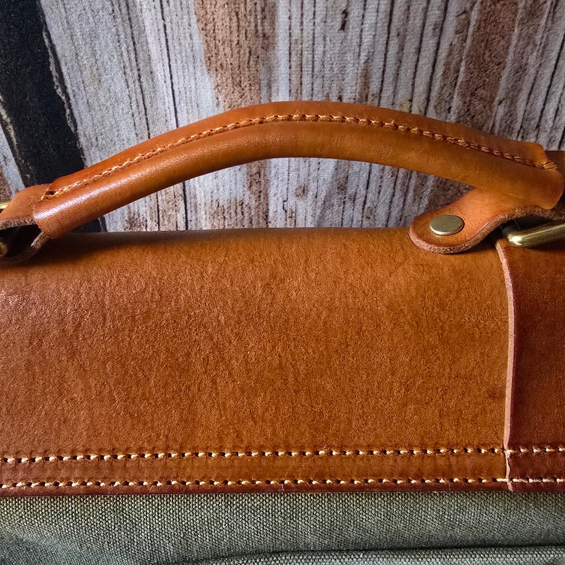 캔버스 새들레더 숄더백 크로스백 상품이미지7