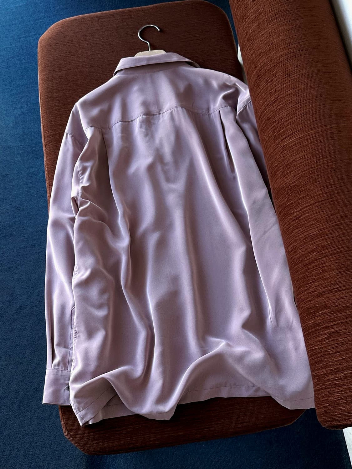 Silky fabric design blouse shirt 상품이미지9