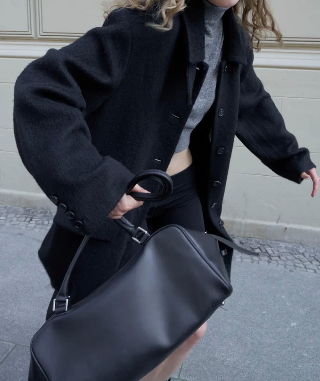 (구매글) MOONSUN 문선 볼링백 블랙 상품이미지3