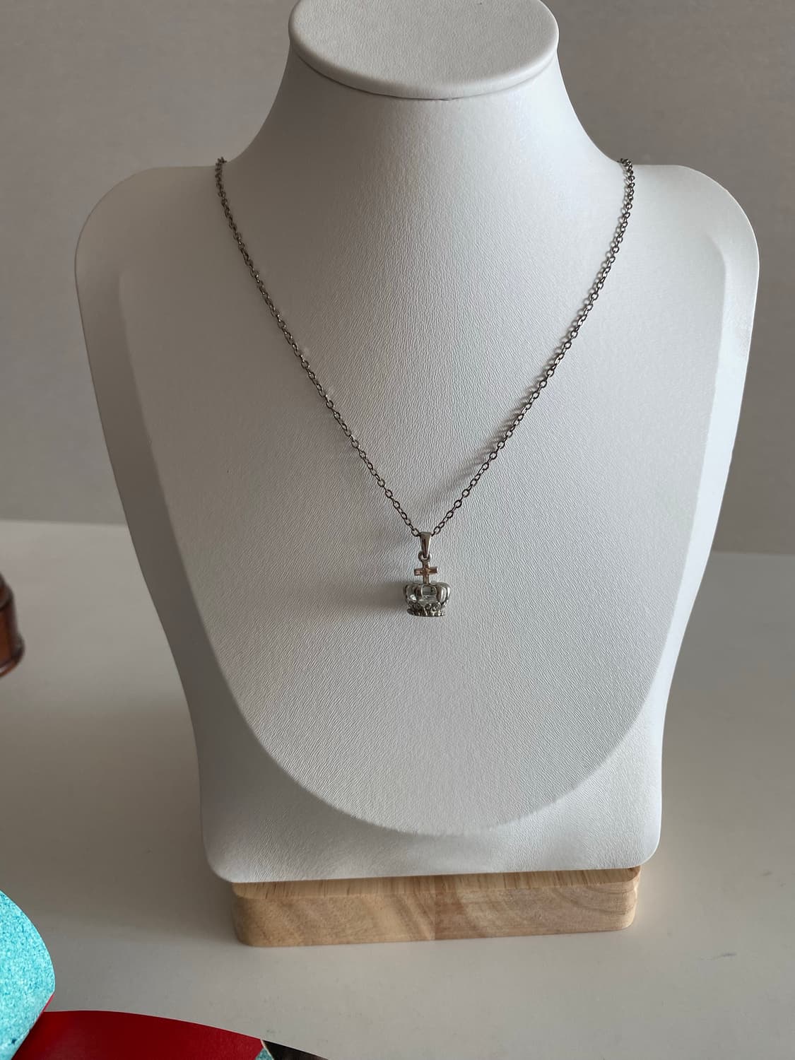 18k도금 크라운 십자가 목걸이 상품이미지7