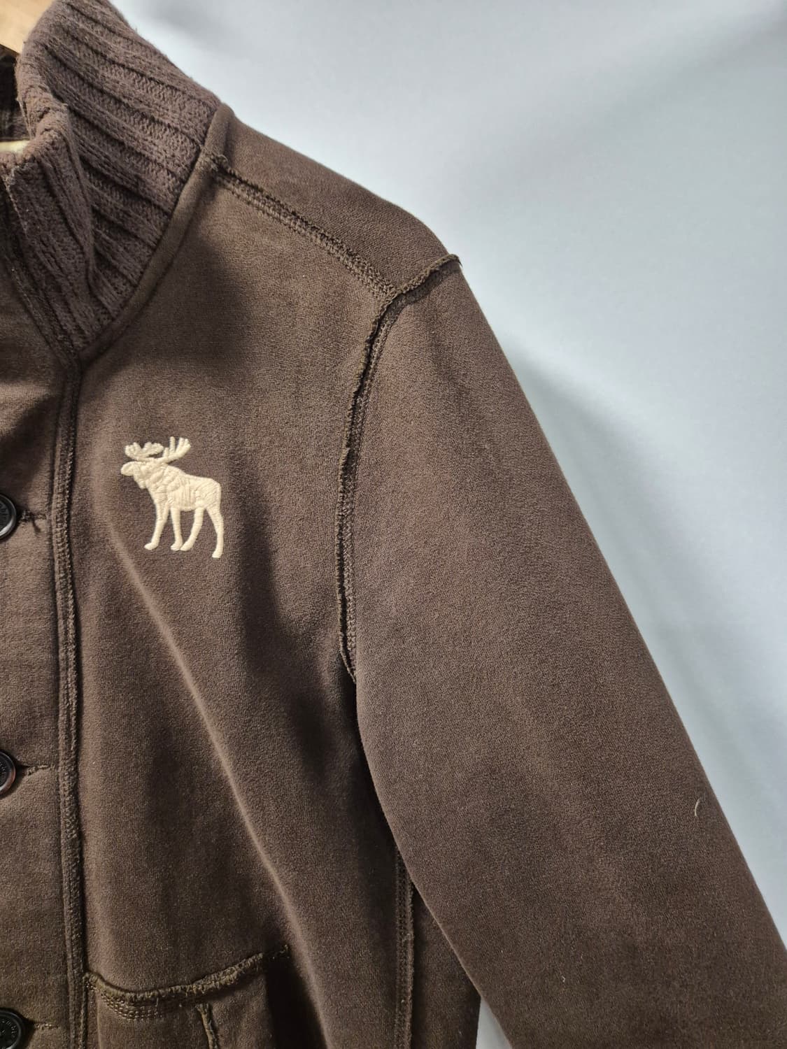 *무료배송*아베크롬비 브라운 버튼업 자켓 L사이즈 (상태A급) 상품이미지2
