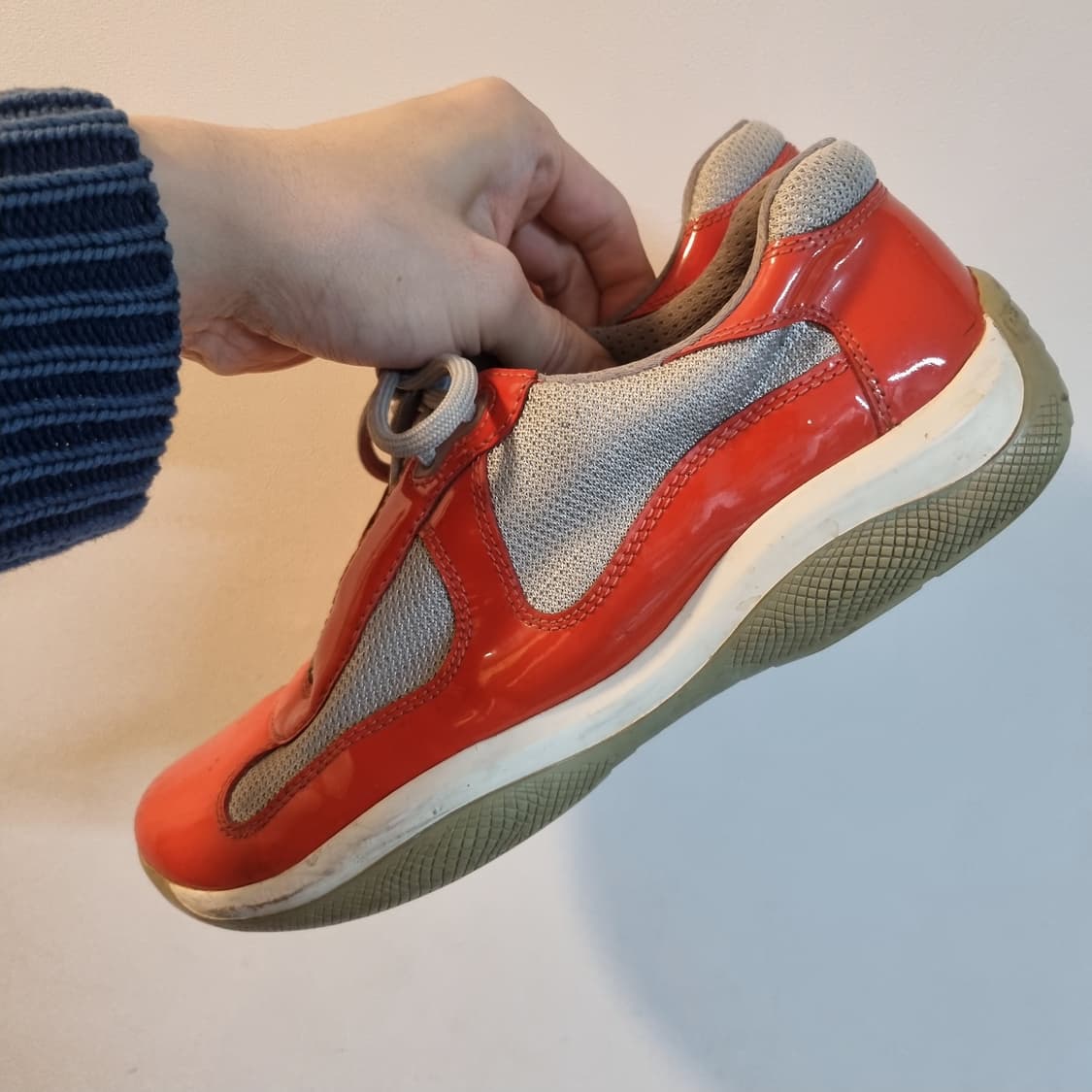 프라다 아메리칸컵 uk6 오렌지컬러 상품이미지1