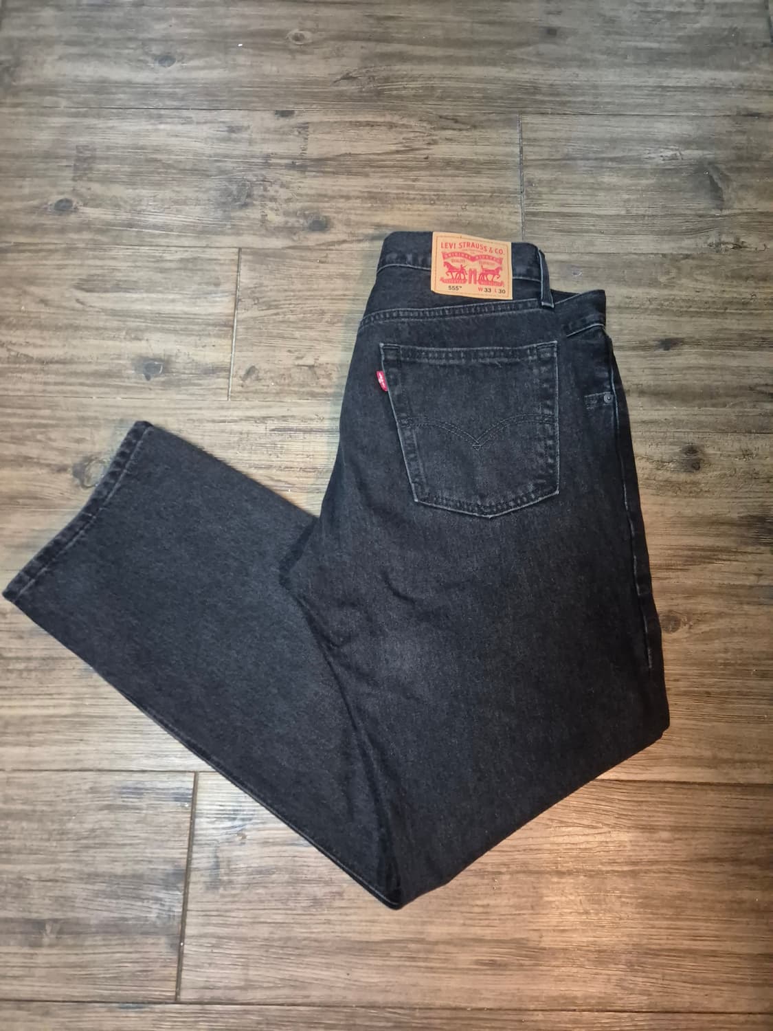리바이스 555 블랙 33x30 상품이미지1