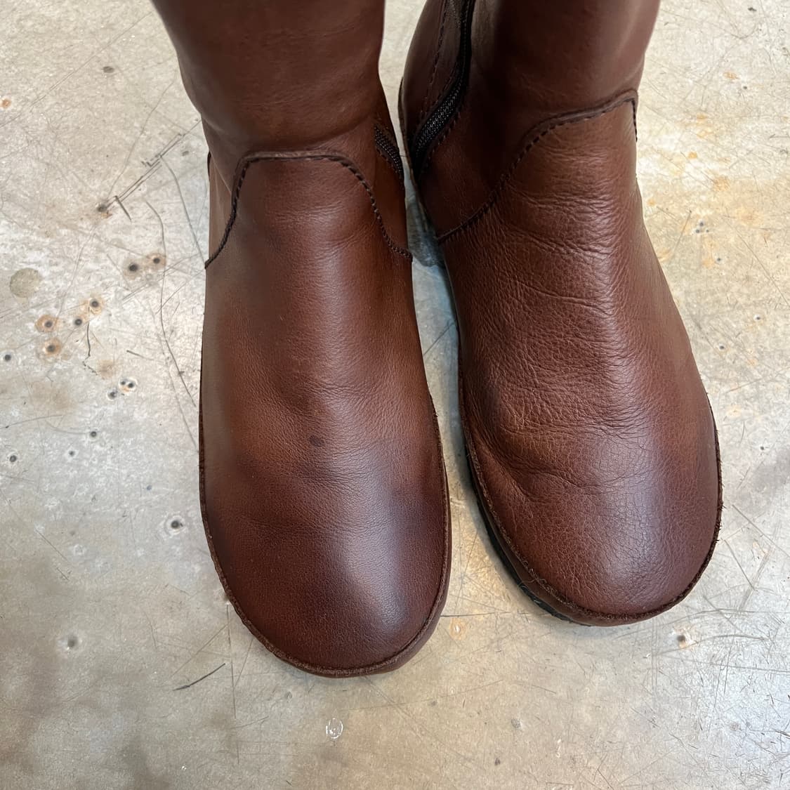 Plantation 레더 숏 부츠 상품이미지3