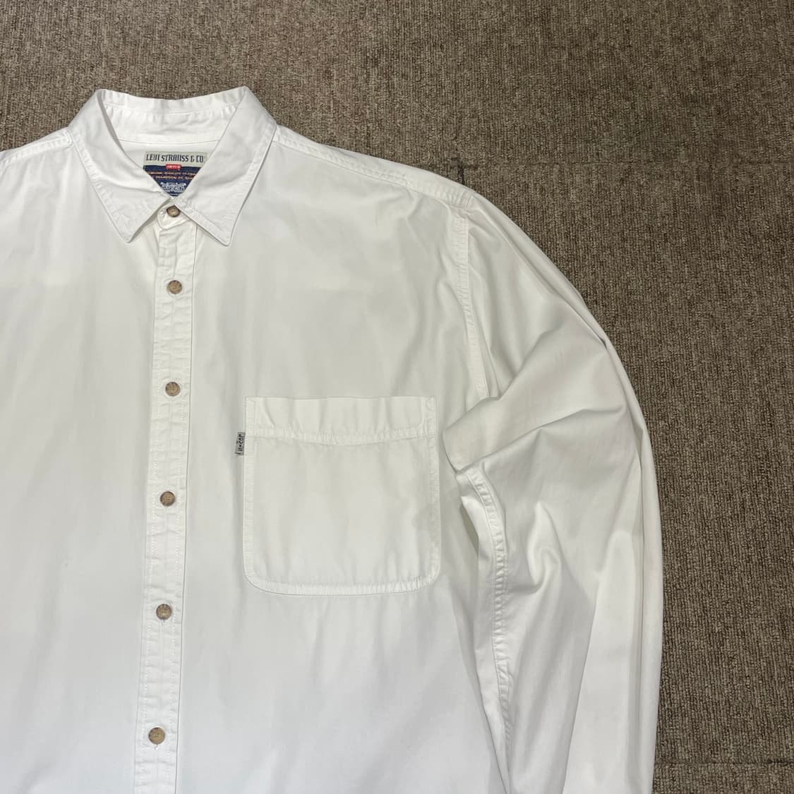 (L) Levi's 리바이스 화이트 셔츠 상품이미지5