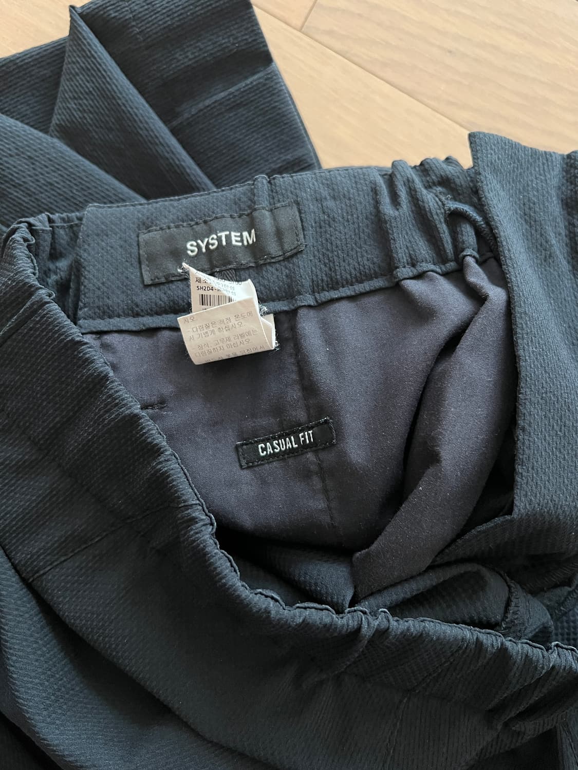 시스템(SYSTEM) 캐주얼 핏 밴딩 턱 슬랙스 (82 사이즈) 상품이미지2