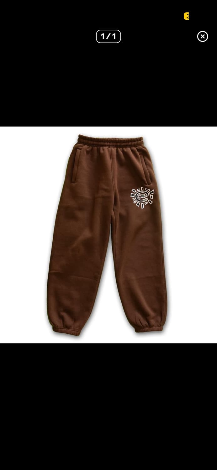 Always Do What You Should Do 스웻 팬츠 브라운 상품이미지1