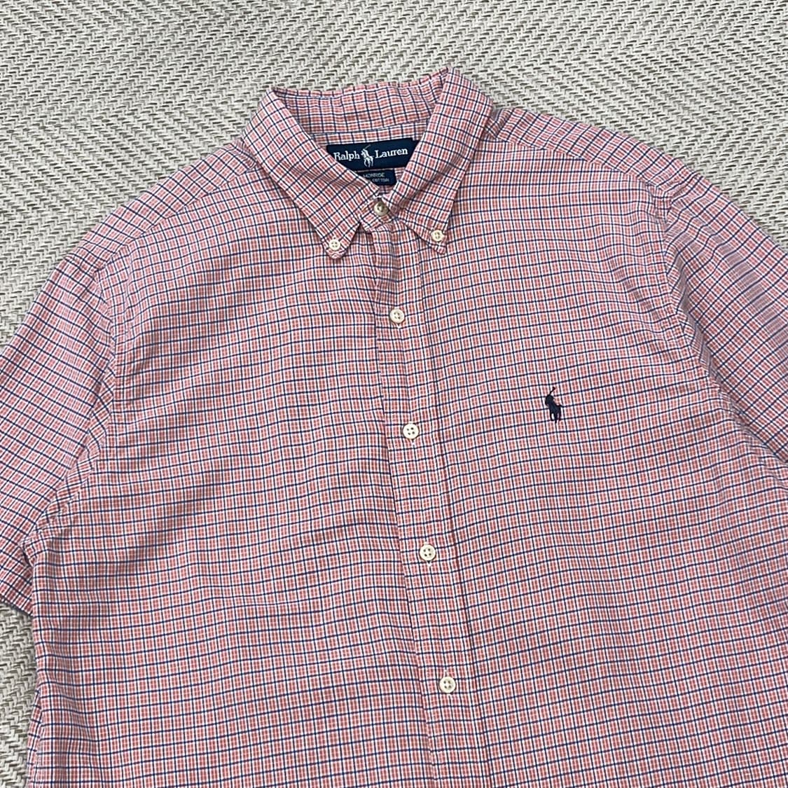 폴로 랄프로렌 체크 반팔셔츠 r3384 상품이미지3