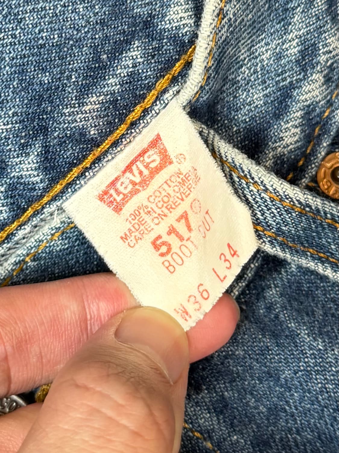 90's 빈티지 리바이스 517 부츠컷 상품이미지9