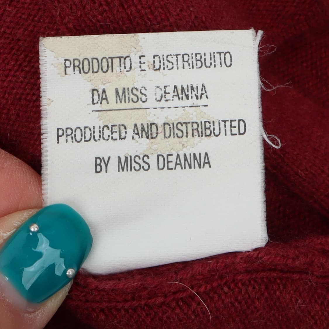 발렌티노 레드 캐시미어 니트 스커트 상품이미지9