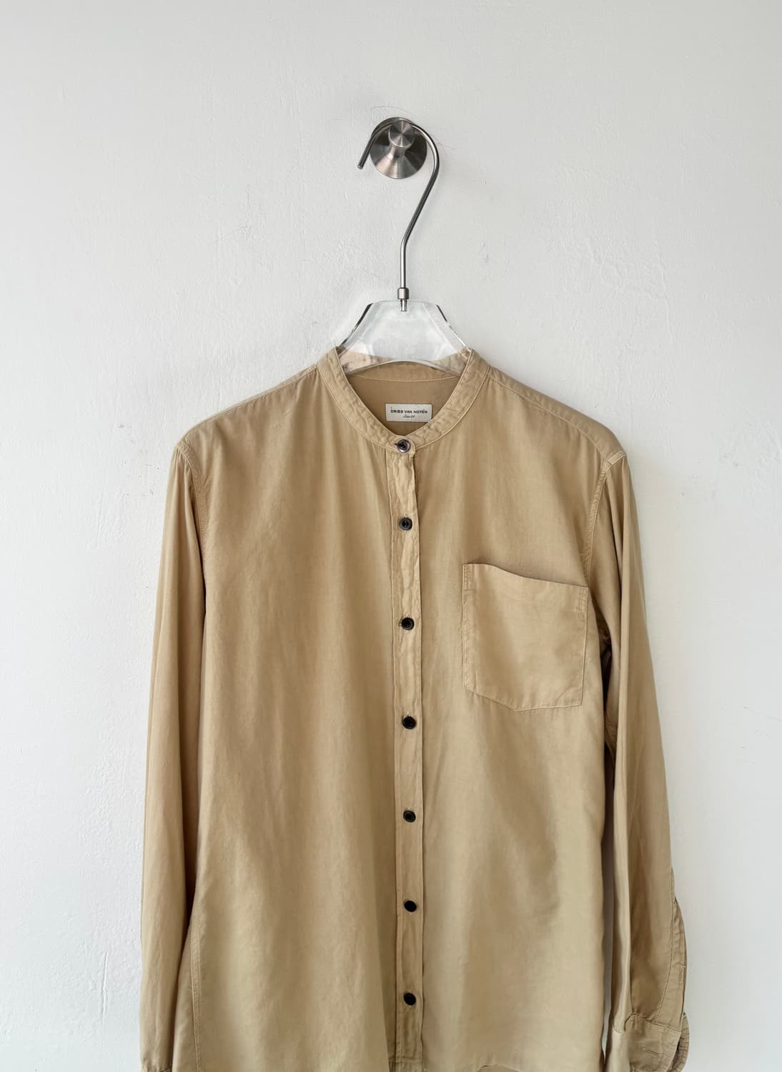 드리스 반 노튼 밴드 카라 셔츠  상품이미지2