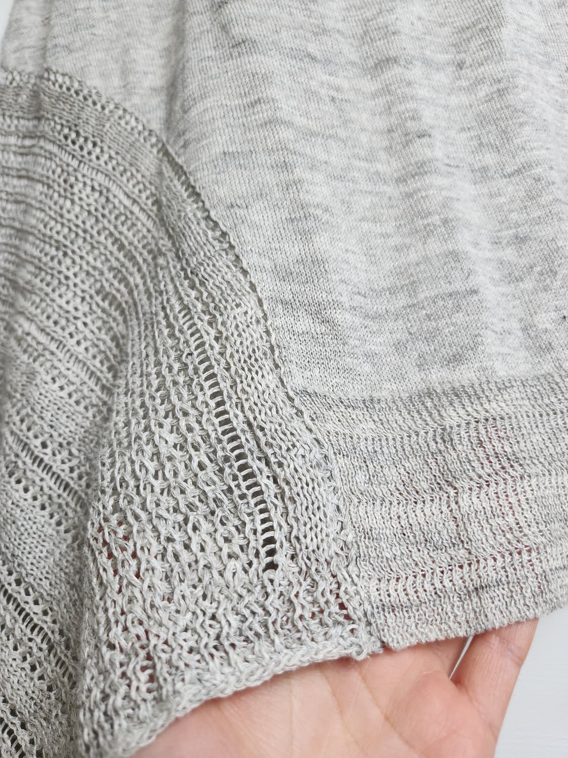 언발 롱 니트 탑 상품이미지9