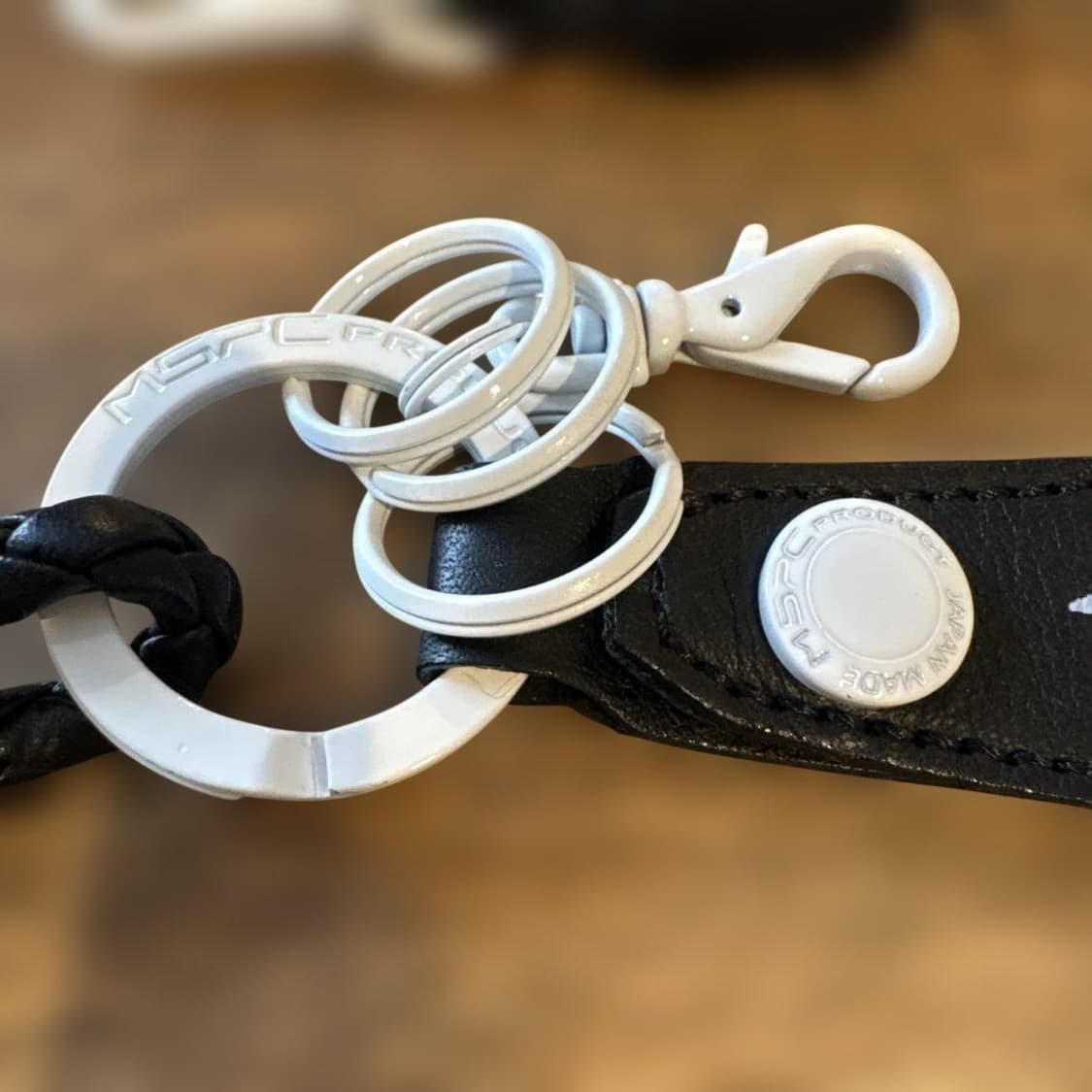 스투시 x 마스터피스 브레이디드 레더 키체인 상품이미지4