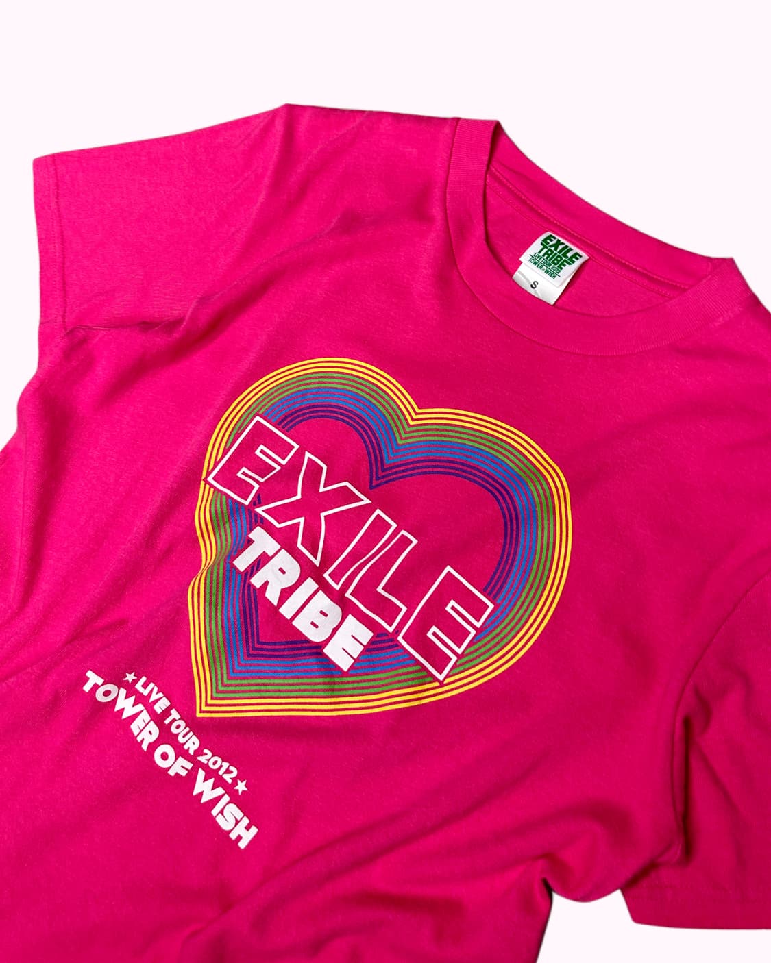 EXILE TRIBE pink herat logo t-shirt 상품이미지3