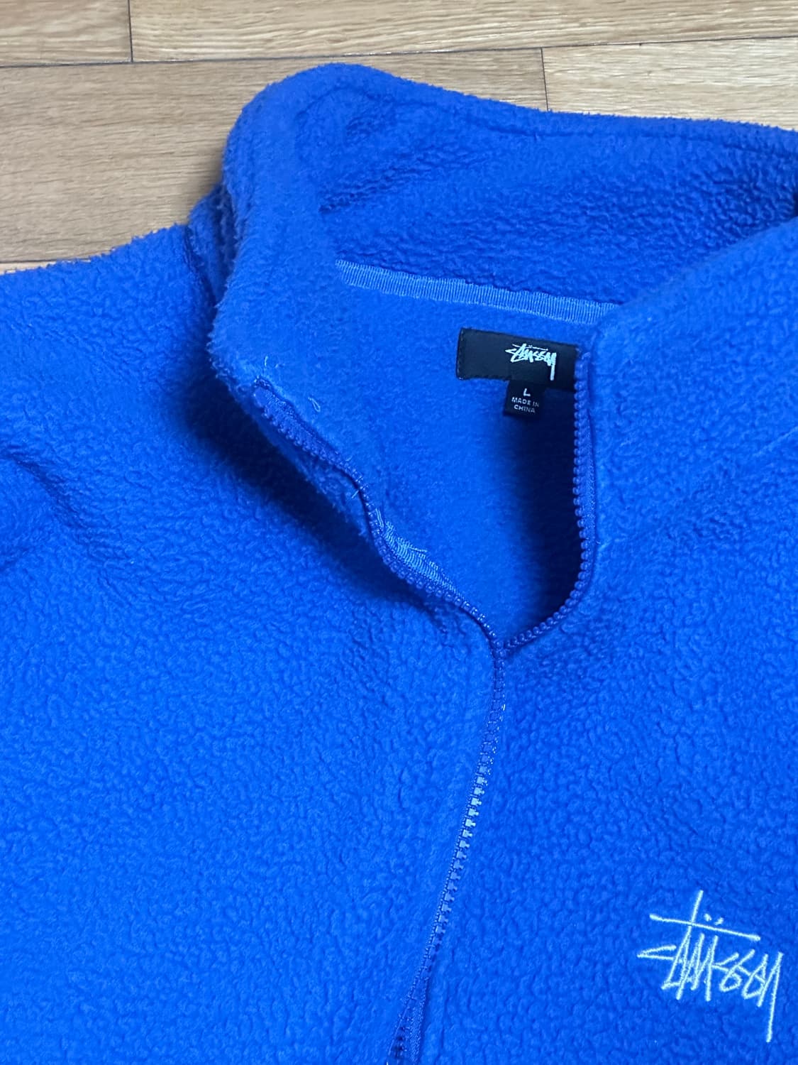 스투시 하프 집업. 모크넥 플리스. 후리스. 반집업. 상품이미지2