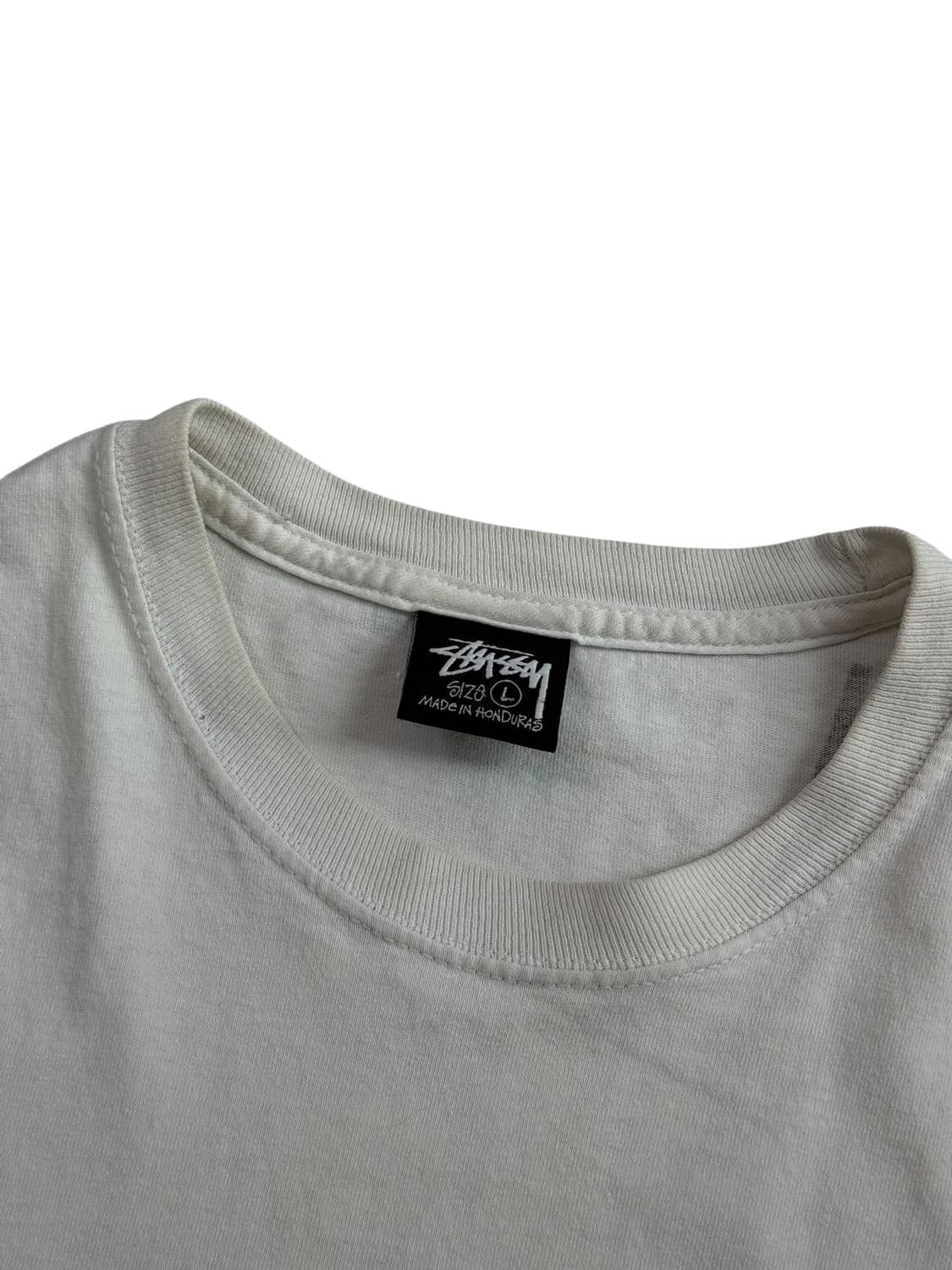 스투시 쉐터드 화이트 반팔 상품이미지6