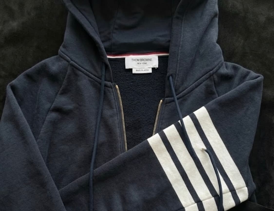 톰브라운 네이비 후드집업  3사이즈 상품이미지1