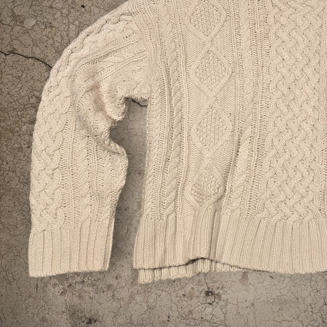 니코앤드 클래식 아란 케이블 니트 스웨터 상품이미지4