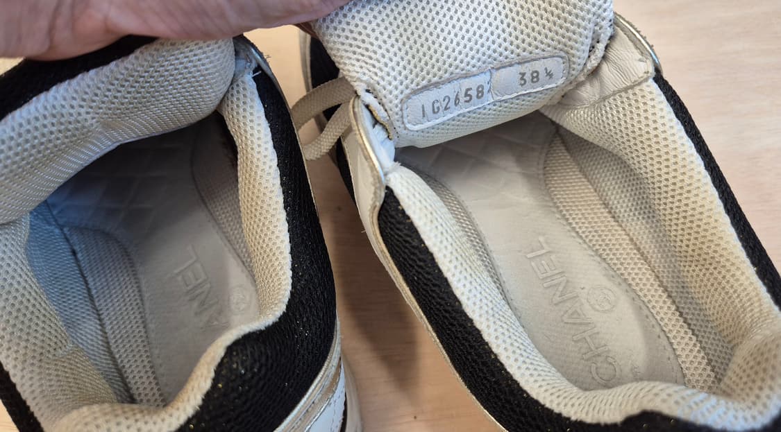 샤넬 펄 로고 스니커즈(운동화) 38.5 상품이미지4