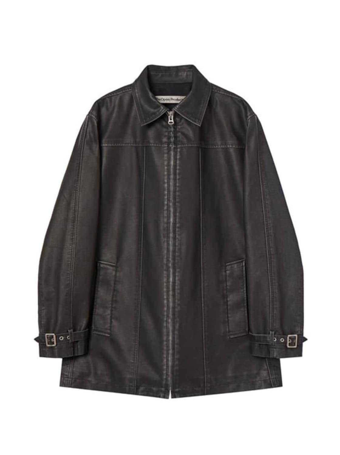 TheOpen Product 레더자켓 (한소희 착용) 상품이미지2