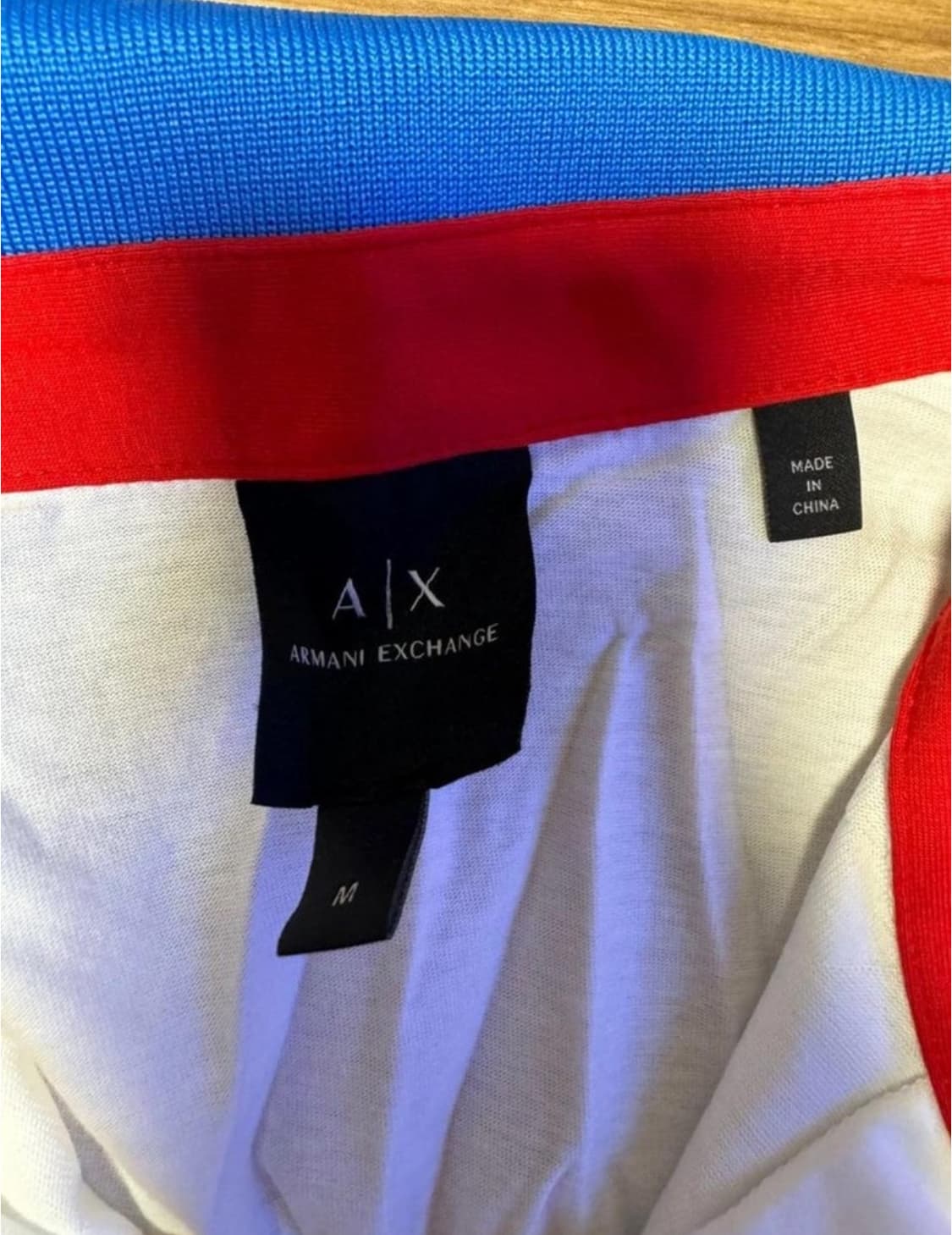 알마니 익스체인지 a/x 화이트 폴로셔츠 상품이미지2