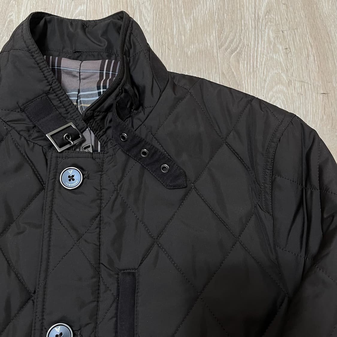 타운젠트 클래식 넥비죠 퀄팅자켓 [브라운] M/95 상품이미지4