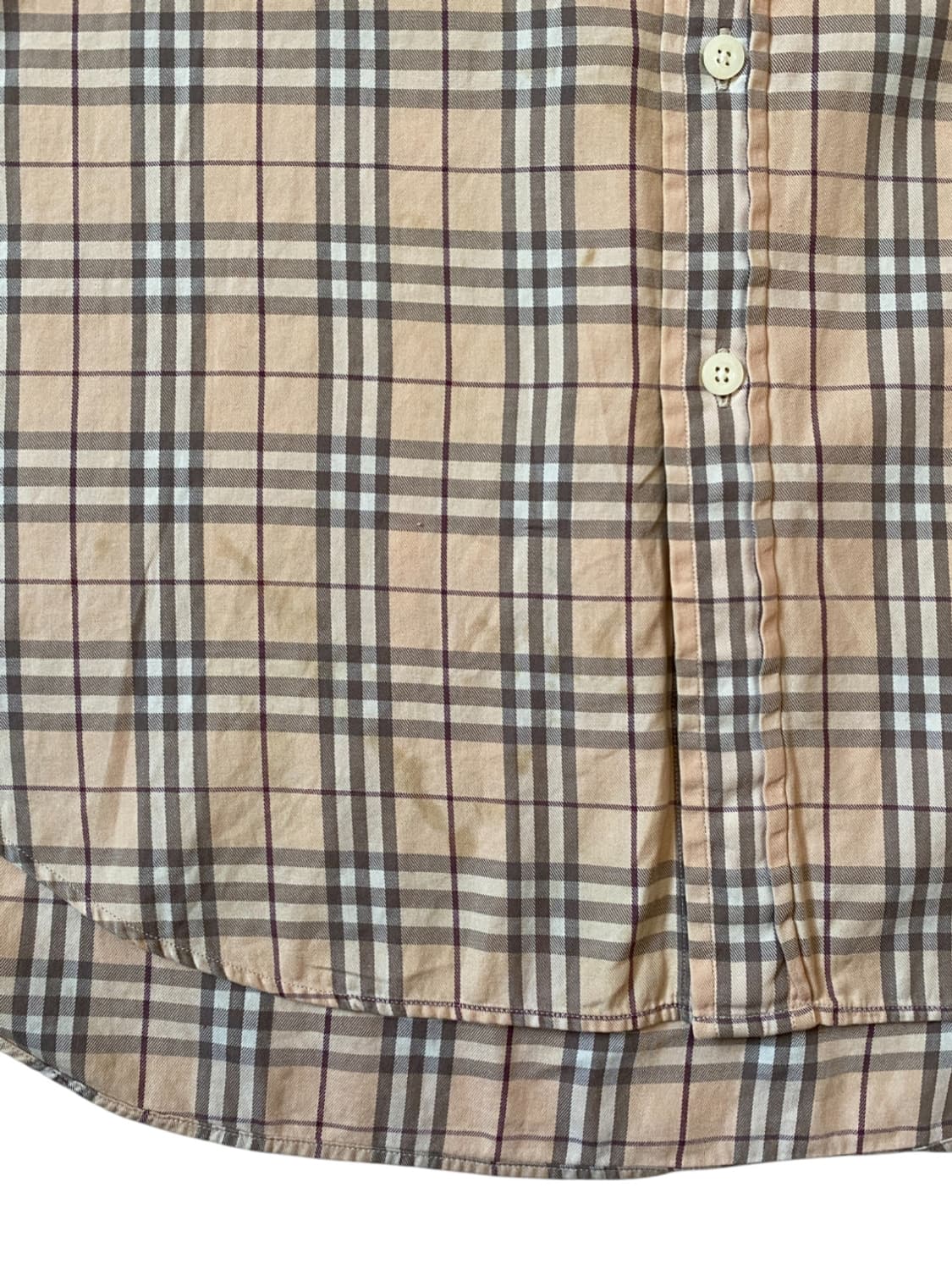 버버리 체크 셔츠 (Man XL) AB0269 상품이미지10