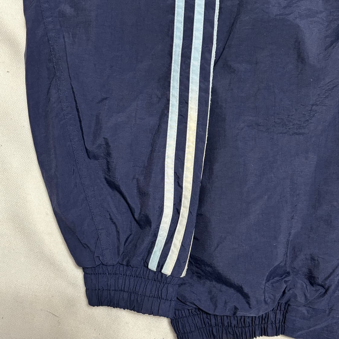 95 아디다스 스카이블루 삼선 나일론 바람막이 상품이미지6