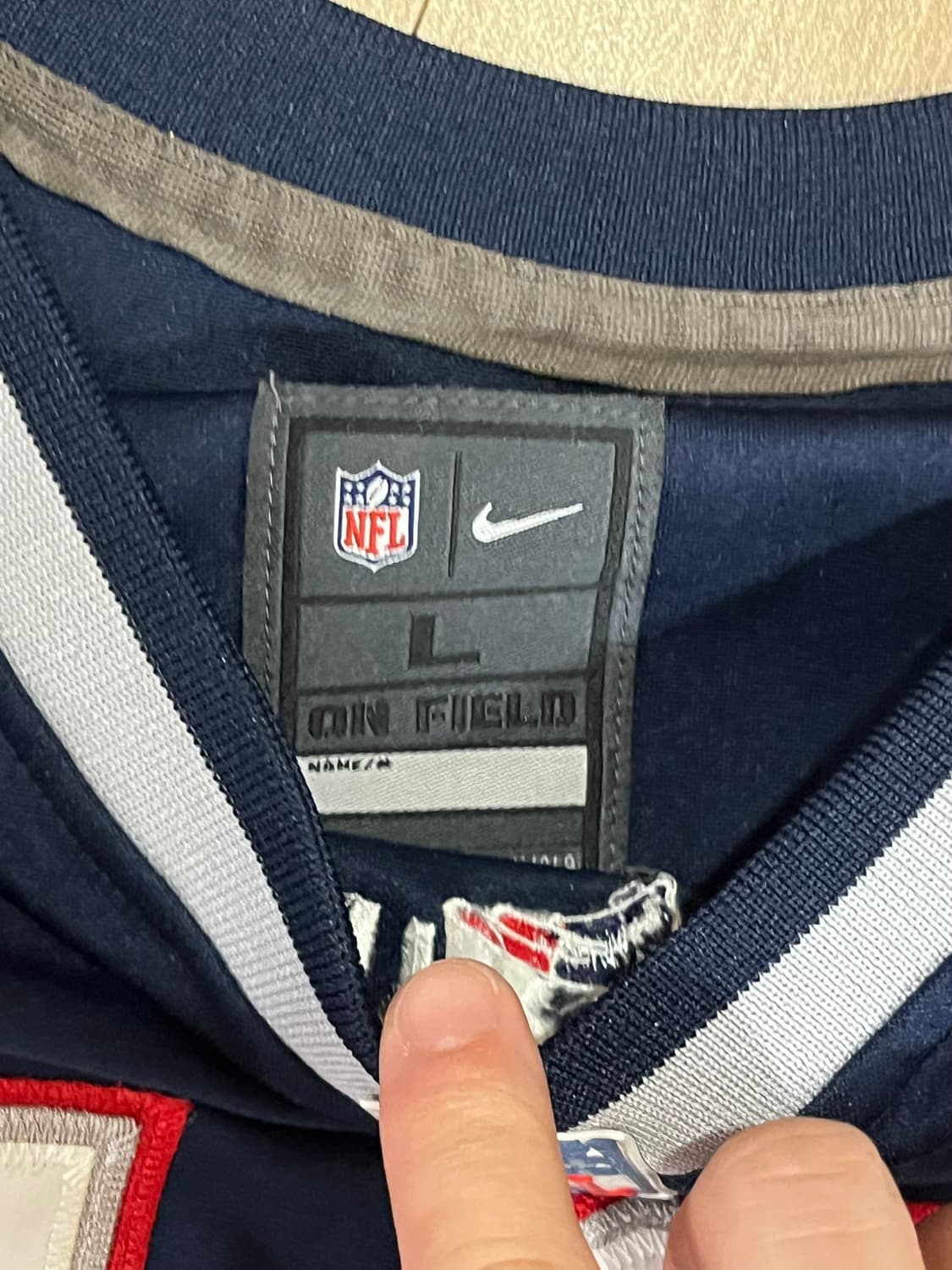 NFL 톰브래디 뉴잉글랜드 유니폼 L 사이즈  상품이미지3