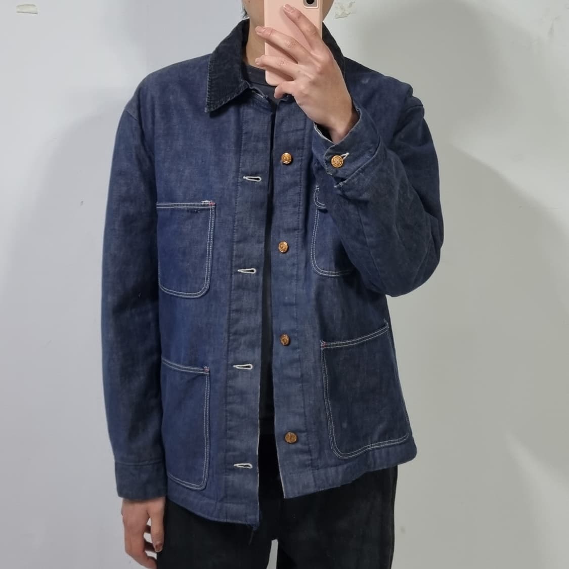 1970s Bluebell  블랭킷 데님 초어 자켓  상품이미지4