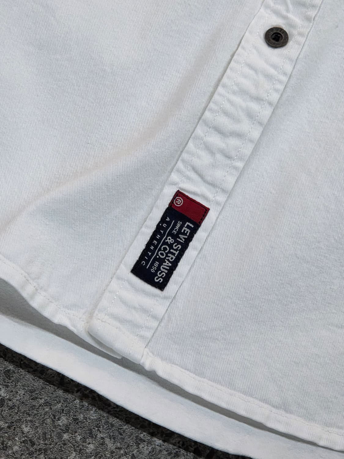 Levis 리바이스 화이트 긴팔셔츠 상품이미지4