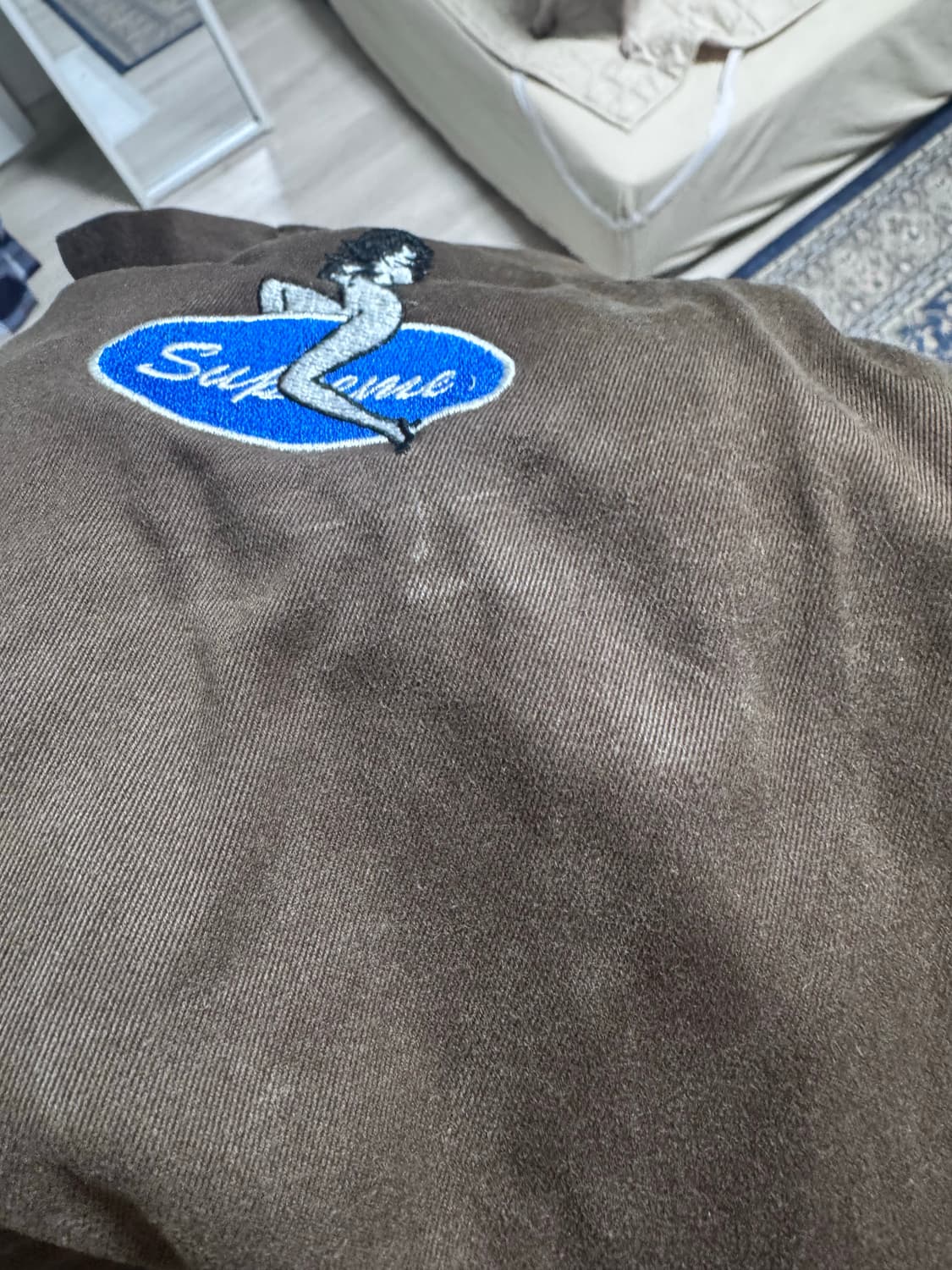 슈프림 핀업걸 치노팬츠 32 브라운 상품이미지5